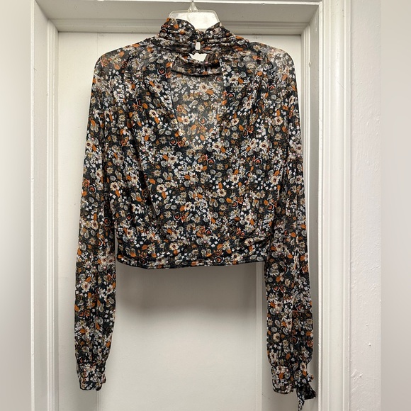 Free People All Dolled Up Floral Top - Picture 8 of 9